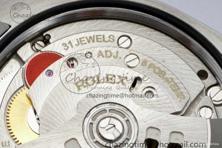 0103 EasyCare DateJust 36 DIWF 1:1 Best Edition 904L Steel Blue Stick Dial on Jubilee Bracelet SA 2317